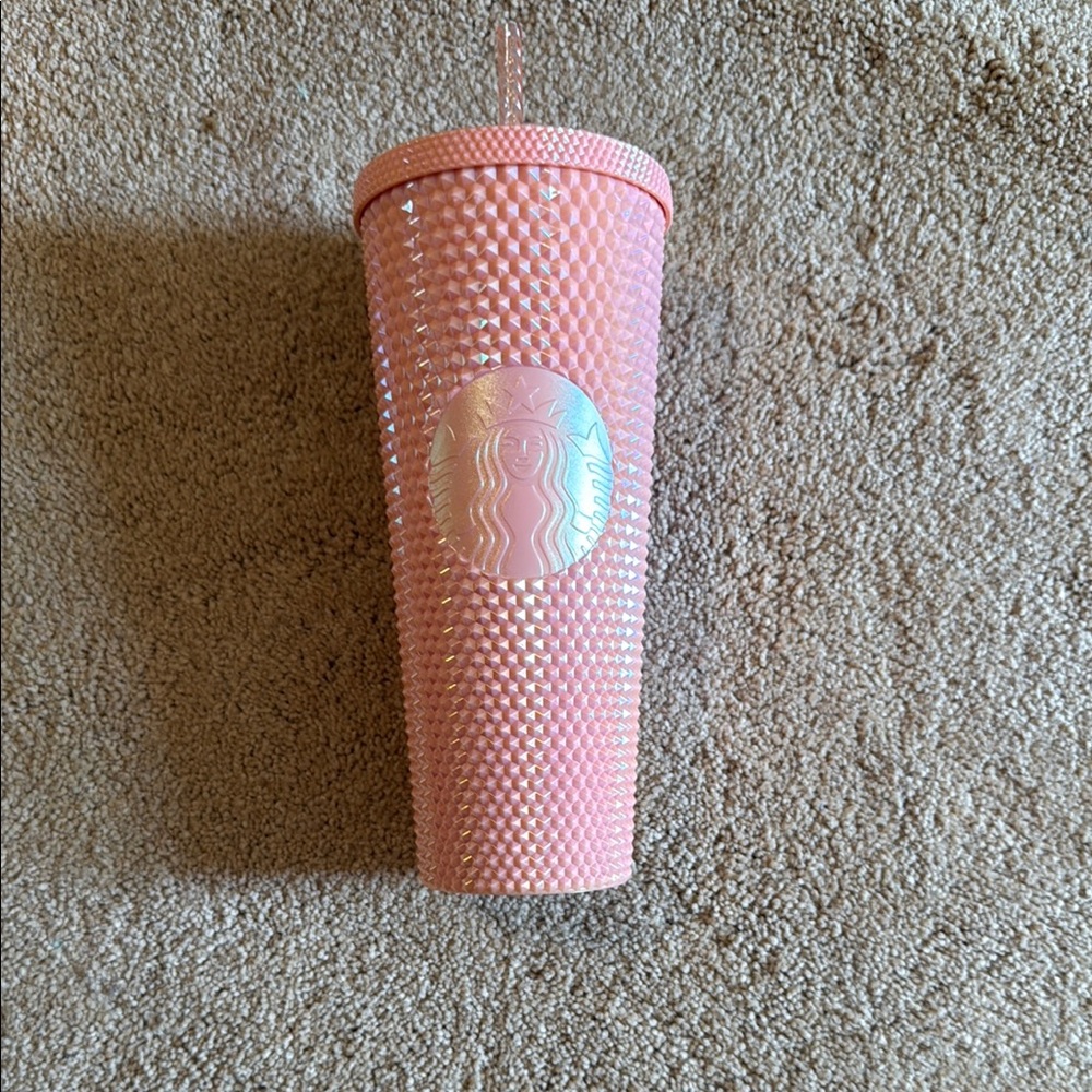 Starbucks Blush Pink Textured Tumbler